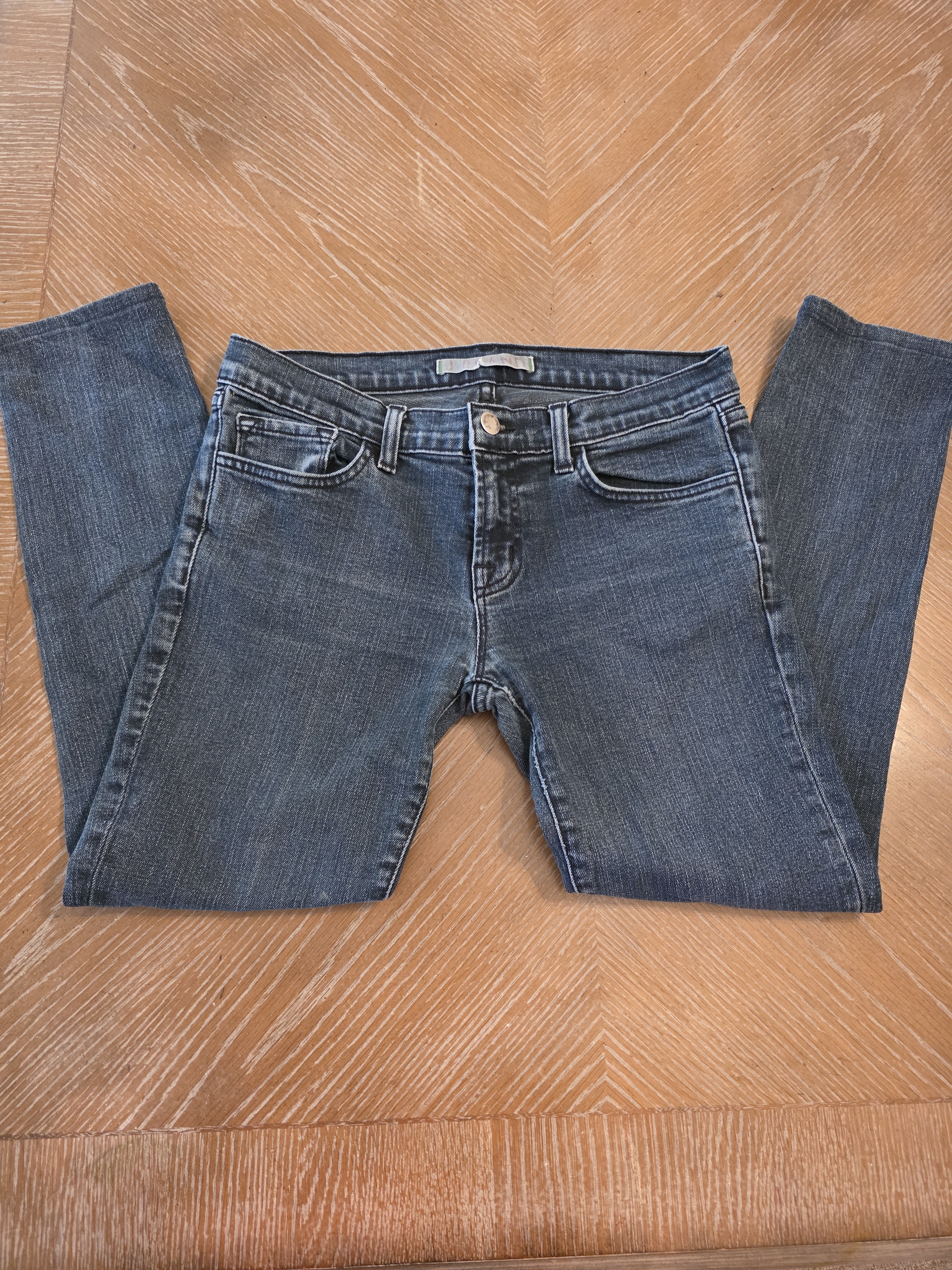 J Brand 910 Low Rise Skinny Jeans Size 28 Dark Wash Stretch Denim